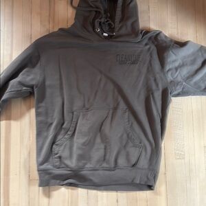 Clean Line Surf Gray Hoodie